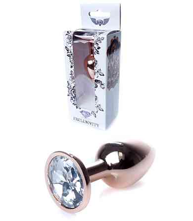 Анальна пробка - Jewellery Red Gold PLUG- Clear Sex Aura Київ