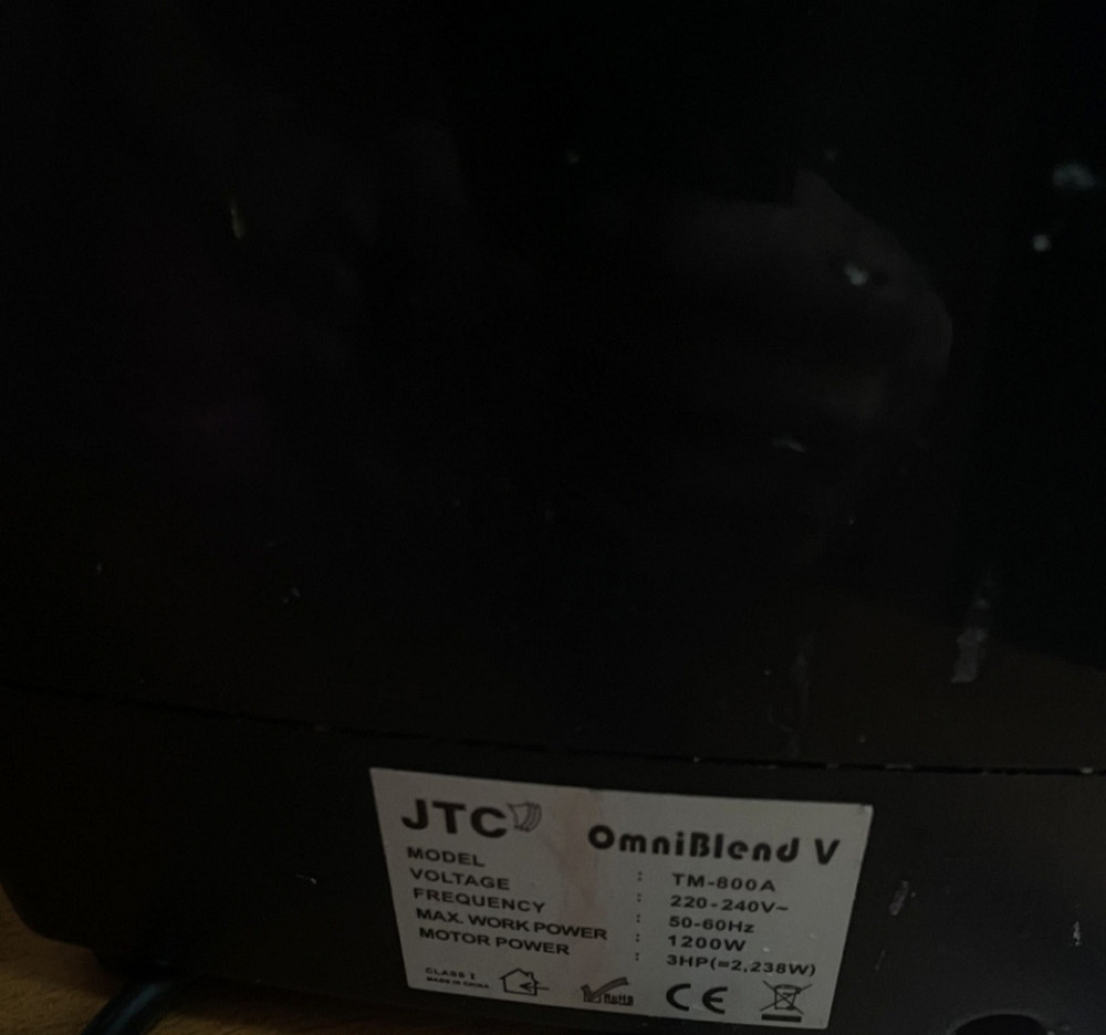 Блендер: JTC OmniBlend V1500 мл Чорний Київ - фото 4