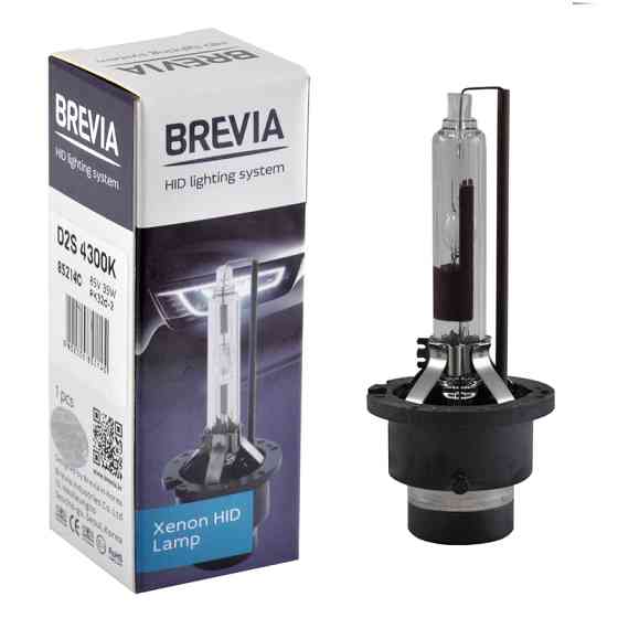 Ксеноновая лампа Brevia D2S, 4300K, 85V, 35W PK32d-2, 1шт Львов