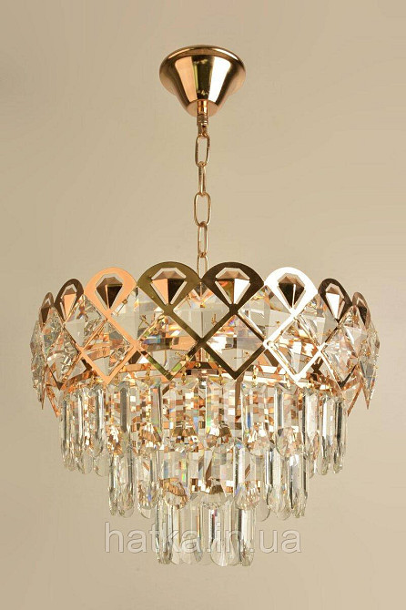 Люстра кришталева Sirius Л 8103/8-400 на 8 лампочок Київ - фото 1