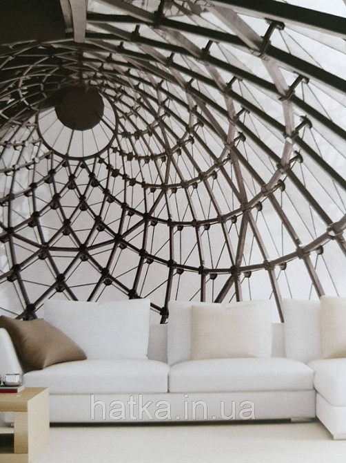 Шпалери вінілові на флізелін чорно білі Київ - фото 4