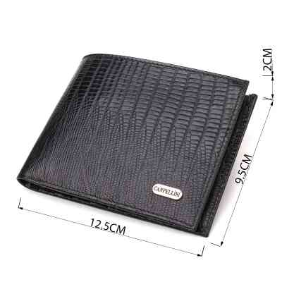 Портмоне Canpellini Из натуральной кожи Черное (21868) Винница