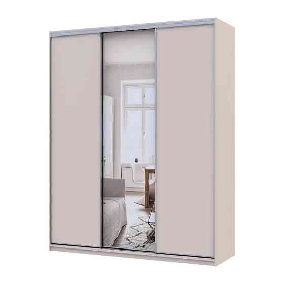 Шкаф-купе Doros Сити Лайт Кашемир 2 ДСП/1 зеркало 180х60х225 (80736371) Львов