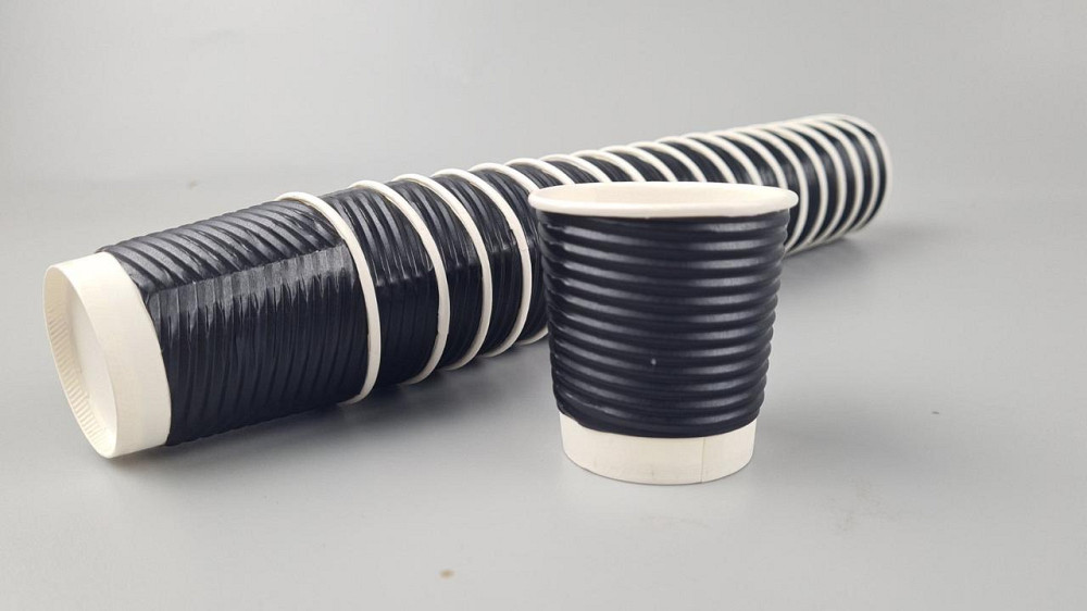 Паперові одноразові склянки гофровані 110 мл (20 шт.) Харків - фото 1