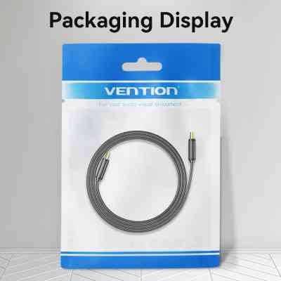 Кабель HDMI M - M, 2.0 м, V2.1, 8K 60Гц, плаский з обплетенням, Vention Винница