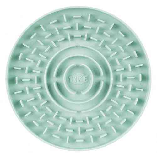 Миска-килимок Trixie для цуценят Junior для повільного годування блакитна пластик d-15 см Київ