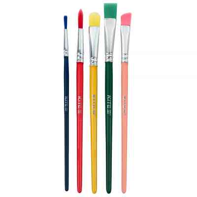 Кисточка для рисования Kite Classic набор из 5-ти кистей синтетика 3, 5, 8, 9, 10 (K-333) Винница