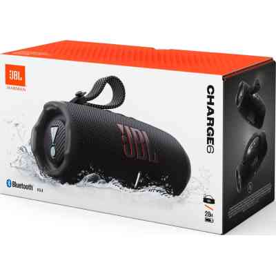 Акустическая система JBL Charge 6 Black (JBLCHARGE6BLK) Винница