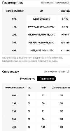 Купальник жіночий батал роздільний чорний 2XL Київ