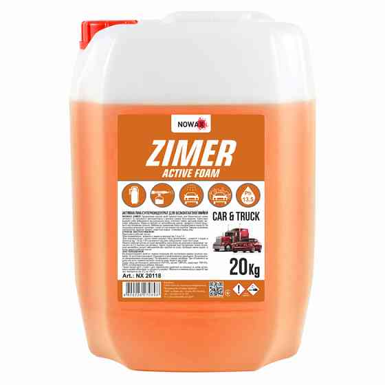 Активная пена Nowax Zimer Active Foam концентрат для бесконтактной мойки 20кг Львов