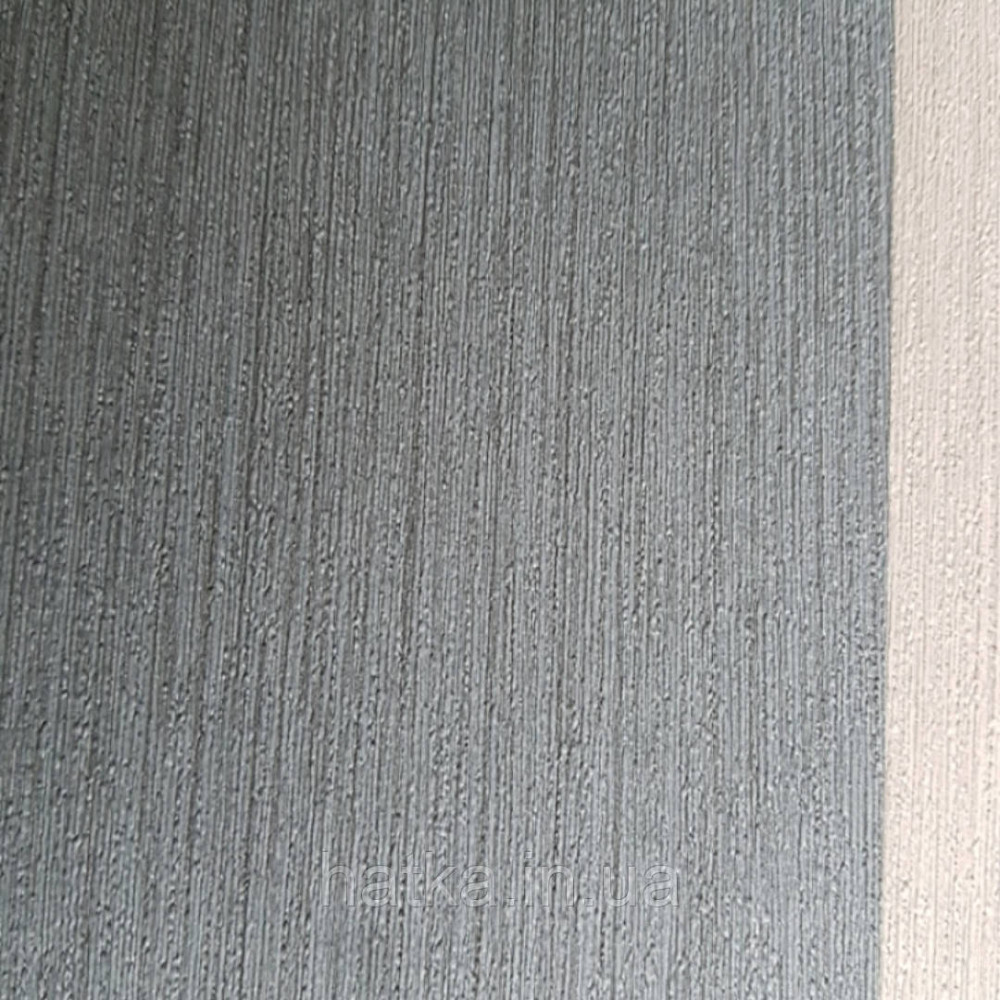 Шпалери вінілові на флізелін Marburg Art deco 31970 метрові однотонні бірюзові дрібна смужка під тканина Київ - фото 2