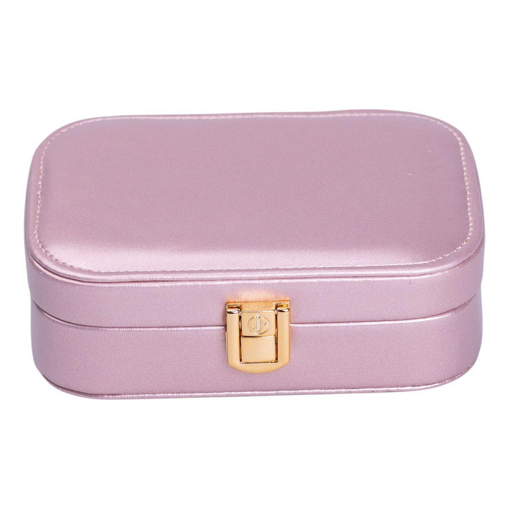 Шкатулка для прикрас з еко-шкіри з дзеркалом 15х10 см Київ - фото 1