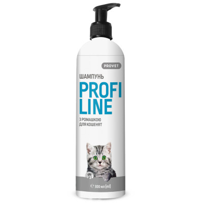 Шампунь для животных ProVET Профилайн с ромашкой для котят 300 мл (4823082421992) Винница - изображение 1