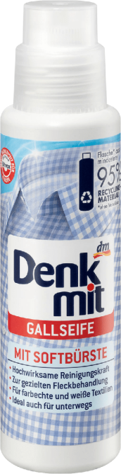 Denk mit Жовте мило з м'яким пензликом, 250 мл Німеччина Denkmit Gallseife mit Softbürste Львів - фото 1