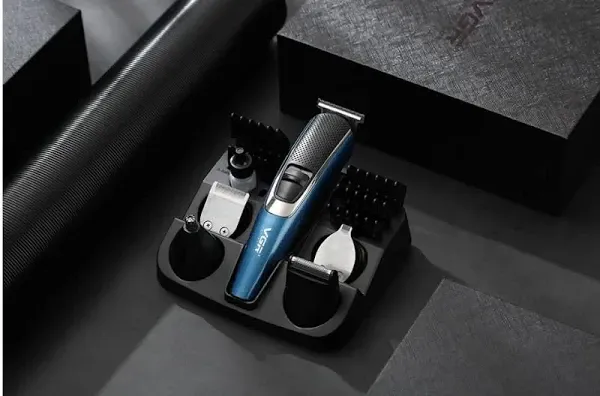 Беспроводная Аккумуляторная Машинка для стрижки волос 5 в 1 VGR V-172 насадки для бороды,усов,бровей Одесса - изображение 7