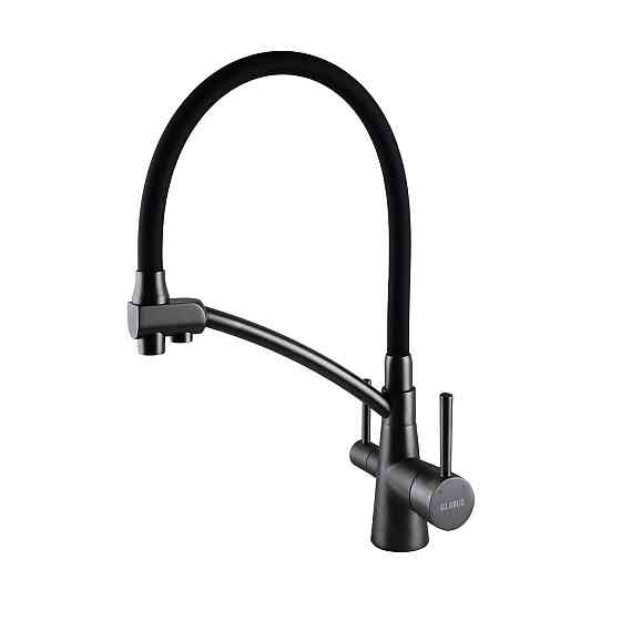 Змішувач для кухні під осмос Globus Lux LAZER GLLR-0700-11-GRAPHITE Київ