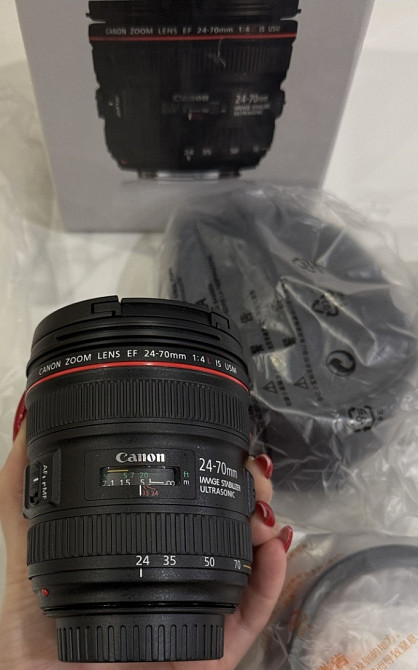 Универсальный объектив Canon EF 24-70mm f/4L IS USM. Харьков - изображение 1