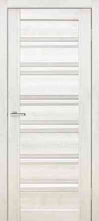 Міжкімнатні двері Оміс Dora 01 Дуб Білий сатин 700х2000 мм Київ