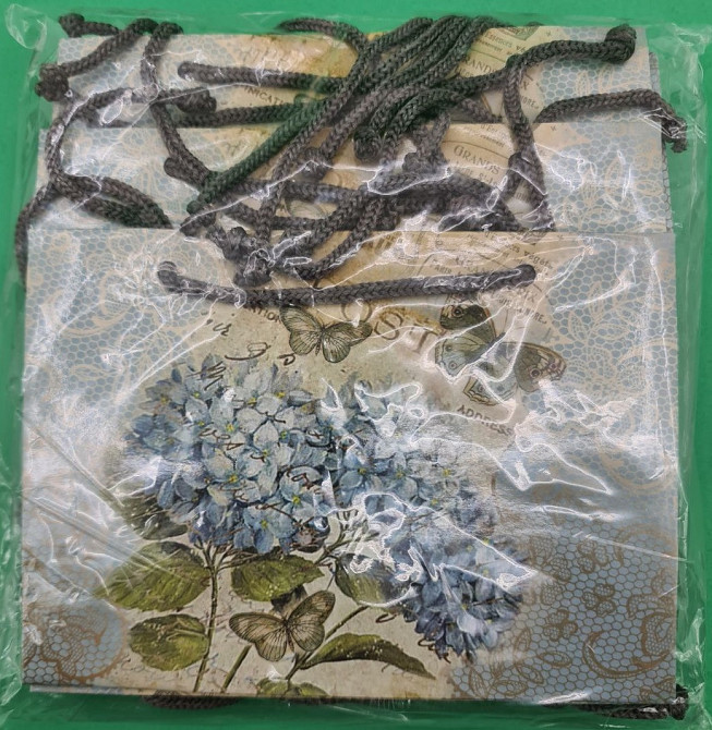 Пакет бумажный малый горизонтальный 11/18/5(арт М018) (12 шт) Харьков - изображение 2