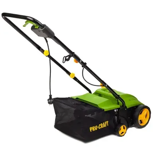 Скарифікатор із регулюванням глибини Procraft  2984 об  хв для зеленої трави для й газонних бур'янів електричний аератор газонний Львів - фото 6