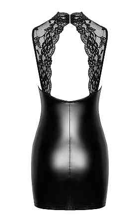 Платье Noir Handmade F343 Powerwetlook and lace mini skirt - XXL Sex Aura Київ