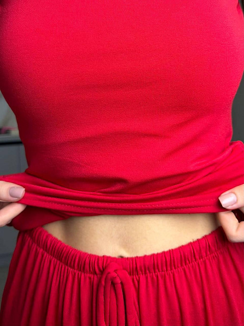 Жіночий базовий прогулянковий костюм двійка турецький трикотаж віскоза Одеса - фото 3