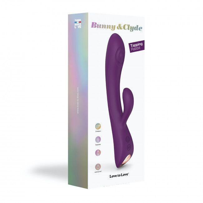 Вибратор-кролик с точечным массажем точки G - Love To Love Bunny&Clyde - Purple Rain Sex Aura Киев - изображение 6