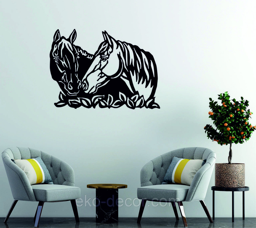 Декоративное настенное Панно «Коні»  Декор на стену Киев - изображение 3