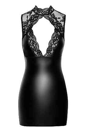 Платье Noir Handmade F343 Powerwetlook and lace mini skirt - XL Sex Aura Київ