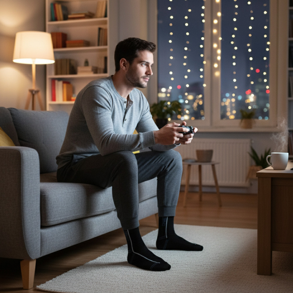 Шерстяные термоноски мужские 41-45 р, TERMO socks / Носки зимние / Теплые термоноски из шерсти Киев - изображение 7