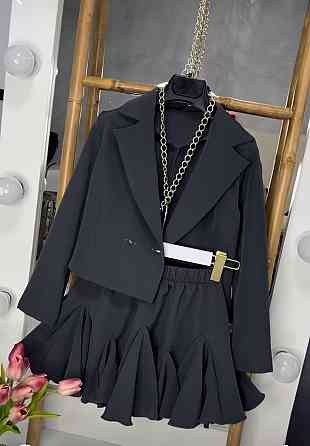 Жіночий базовий костюм двійка креп-костюмка Одеса