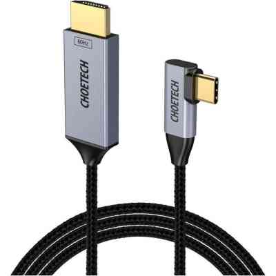 Кабель мультимедийный USB-C to HDMI 1.8m USB 3.1 L-type 4K60Hz Choetech (XCH-1803) Винница