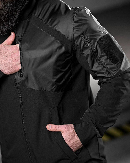 Тактична вітровка RECOBA чорна ДЛ6350 Одеса - фото 4