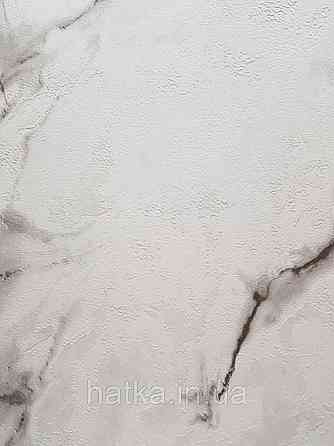 Обои виниловые на флизелине AdaWall Beta 1.06x10 метровые 3д камень под мрамор белые с черным серым 1109-2 Киев