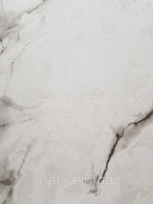Шпалери метрові вінілові на флізелін AdaWall Beta метрові 3д камінь під мармур білі з чорним, сірим Київ - фото 2