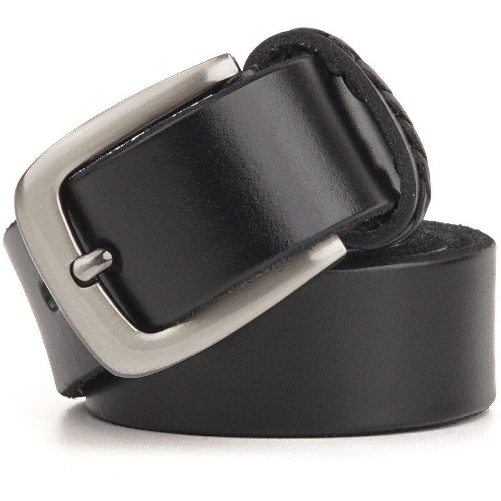 Ремінь класика чоловічий Vintage 20123 Чорний Київ - фото 8