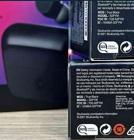 Наушники: SkulIcandy TW Mod True Black. Харьков