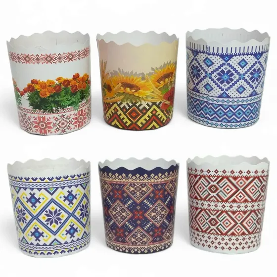 Форма для пасок d110*h85 Вишиванка 50 шт(223536126) Харків