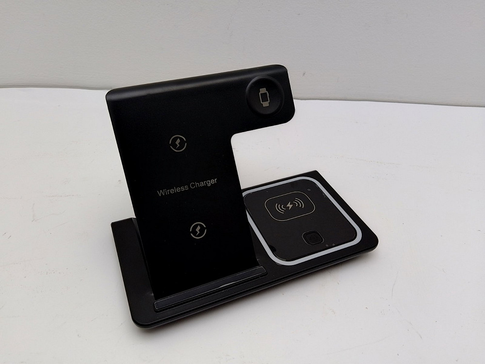 Безпровідна зарядка телефону 15W 3 в 1 Луцк - изображение 4