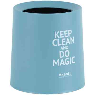 Кошик для паперів Axent Настільний контейнер для сміття, круглий, блакитний (2131-07-A) Вінниця
