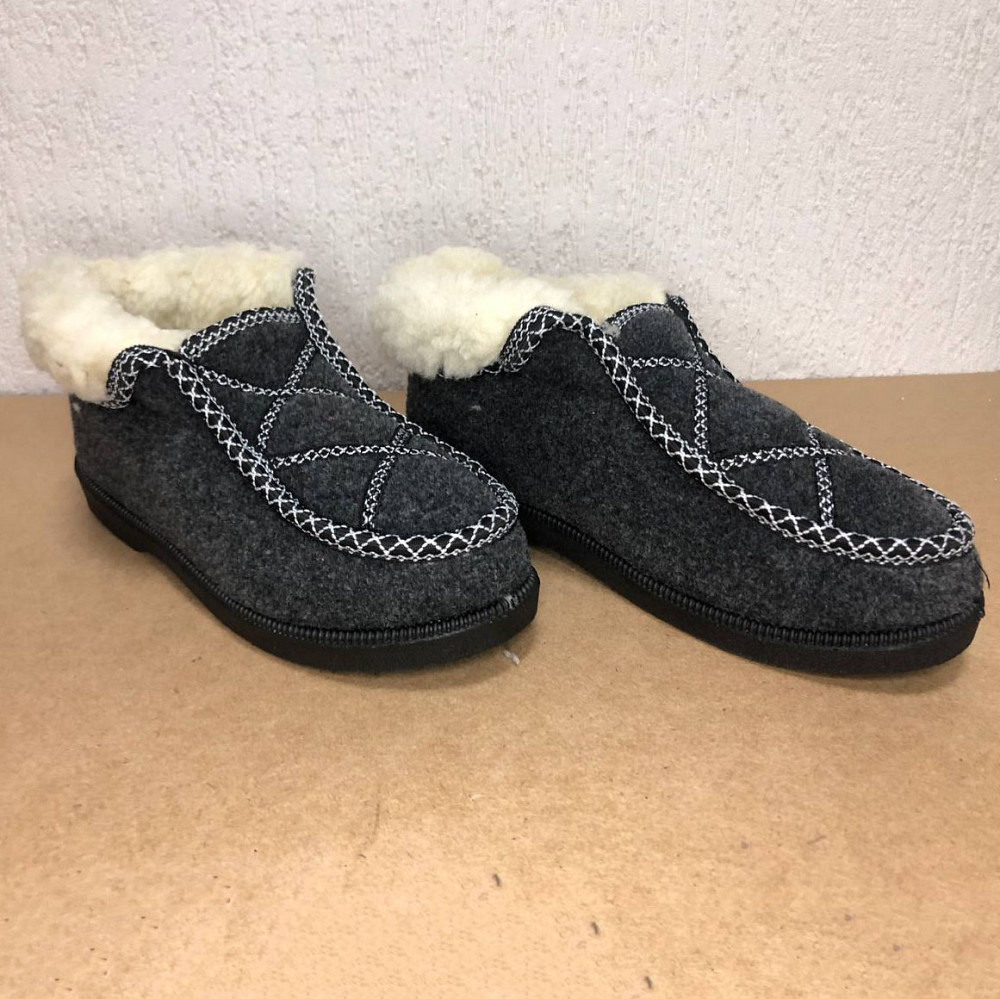 Жіночі калоші пінка в наявності 37р 23см, Утеплені хутром бурки, Жіночі чорні зимові калоші SW-23 Львів - фото 5