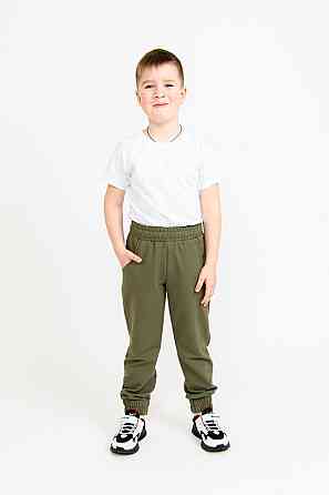 Брюки спортивные детские и подростковые, хаки Крохатушка одяг 146 Киев