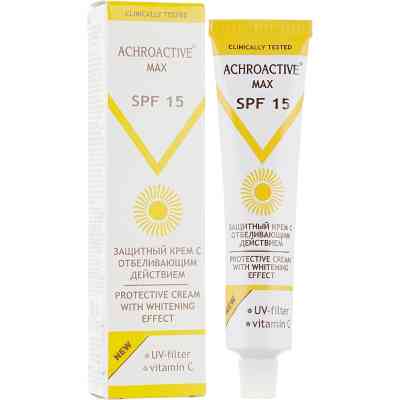 Крем для лица Achroactive Max Защитный крем с отбеливающим действием SPF15 45 мл (3800010502252) Винница