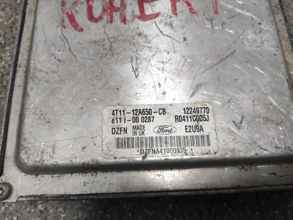 Блок керування двигуном Ford Connect 1.8 tdci 2002-2006 (4T11-12A650-CB) Ковель - изображение 2