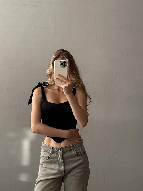 Женский стильный корсет на змейке королевский шелк Одесса - изображение 2