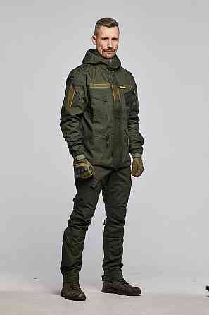 Тактична літня куртка хакі з капюшоном , чоловіча військова куртка ріп стоп літо легка штурмова Львів