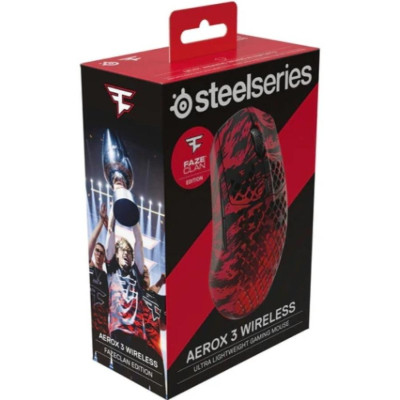 Мишка SteelSeries Aerox 3 Bluetooth RGB Faze Clan Edition Red (62609) Вінниця - фото 4