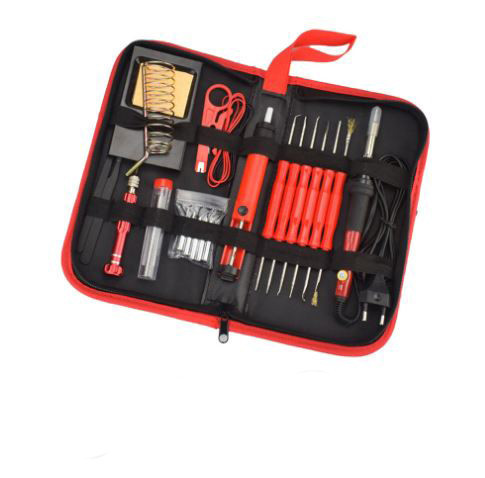 Паяльний набір у футлярі 220V 60W MHZ 6761 22 предмета, червоний Винница - изображение 2