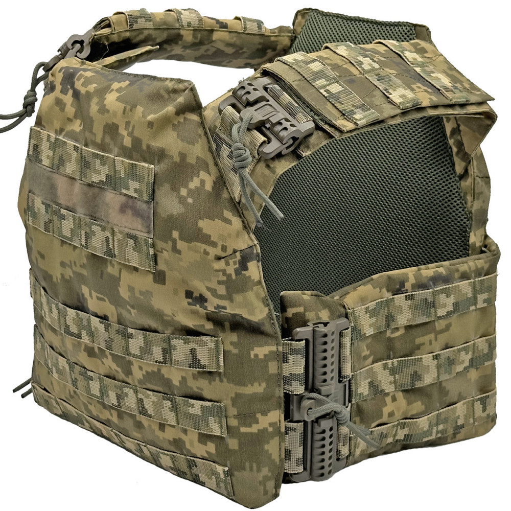 Плитоноска 25 х 30 Піксель ММ-14 Cordura зі швидким скиданням Запоріжжя - фото 2