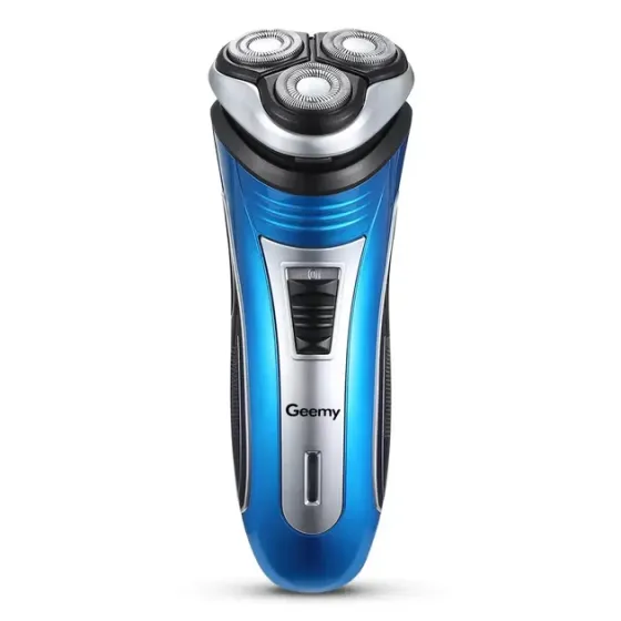 Електробритва GEEMY GM-7090 з трьома плаваючими головками, сухе гоління, триммер, автономність 90 хв Одеса